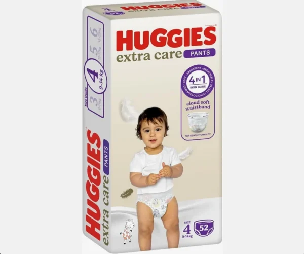 HUGGIES PANTS JUMBO (4) 52'S 40% OFF SINGL